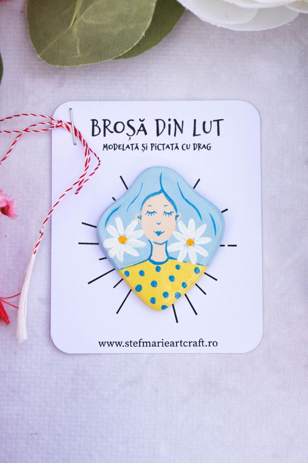 Brosa martisor Margareta