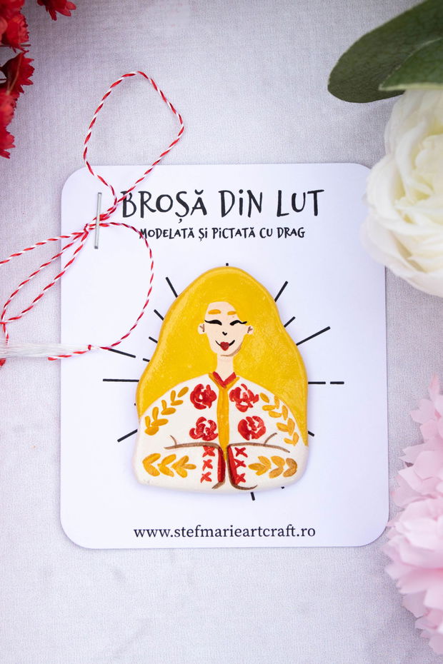 Brosa martisor Tarancuta blonda