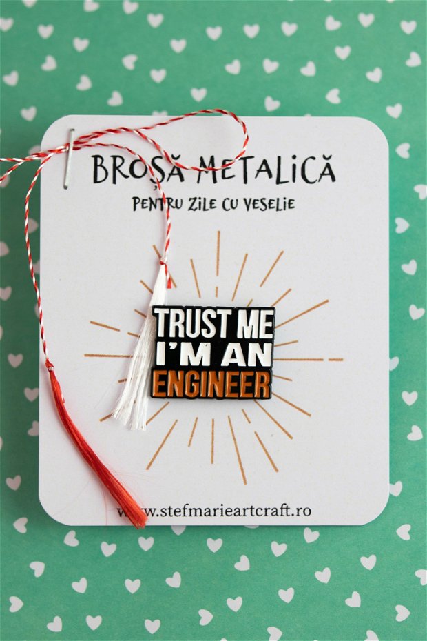 Brosa metalica Engineer