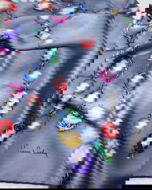 PIERRE  CARDIN,  esarfa noua matase naturala  satinata