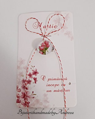 Brosa martisor lalele
