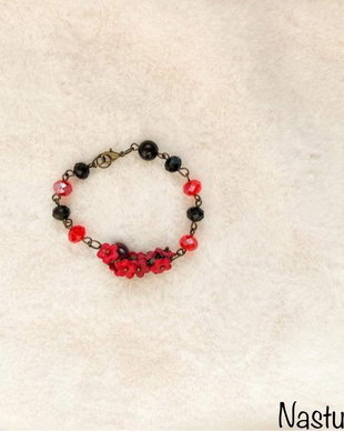 Bratara: Black & red