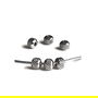 (5buc) Distantiere  gravate, inox 4mm  IN.0112