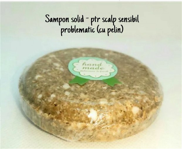 ,,Pelin" - Sampon solid ptr scalp sensibil, iritabil, dermatite ( circa 110gr.)