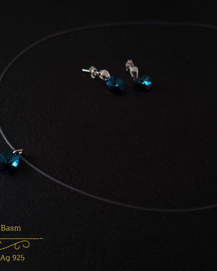 Set minimalist "Bermuda blue"