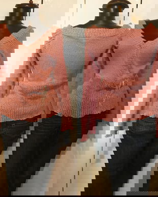 JULIEN PULOVER MOHAIR ROSE