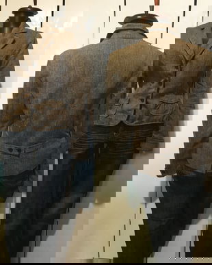 SACOU MARON STOFA LANA TWEED