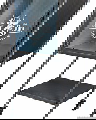 Vitrina industriala din metal negru