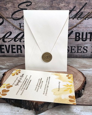 Invitatii cu sigiliu Goldstyle