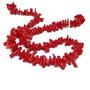 Coral bamboo tepi, rosu 4-23x2-10mm (19cm)  MG.0116