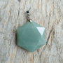 Pandantiv aventurin verde, 43x30 mm