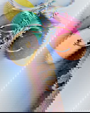 Breloc handmade din lemn