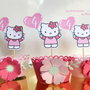 Toppere Hello Kitty cu cifra