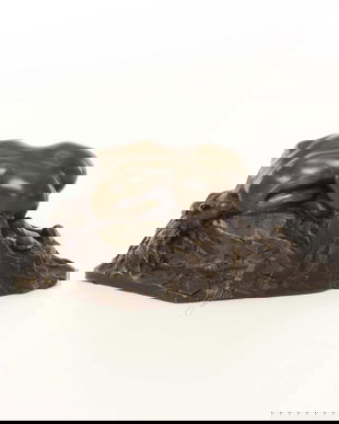 Nud - statueta din bronz