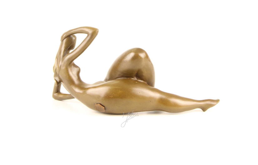 Nud modern- statueta din bronz masiv