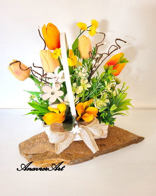 Aranjament floral  din lalele