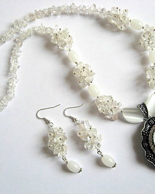 Set ochi de pisica si cristal de stanca 23375