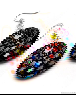 cercei lemn mandala 42618