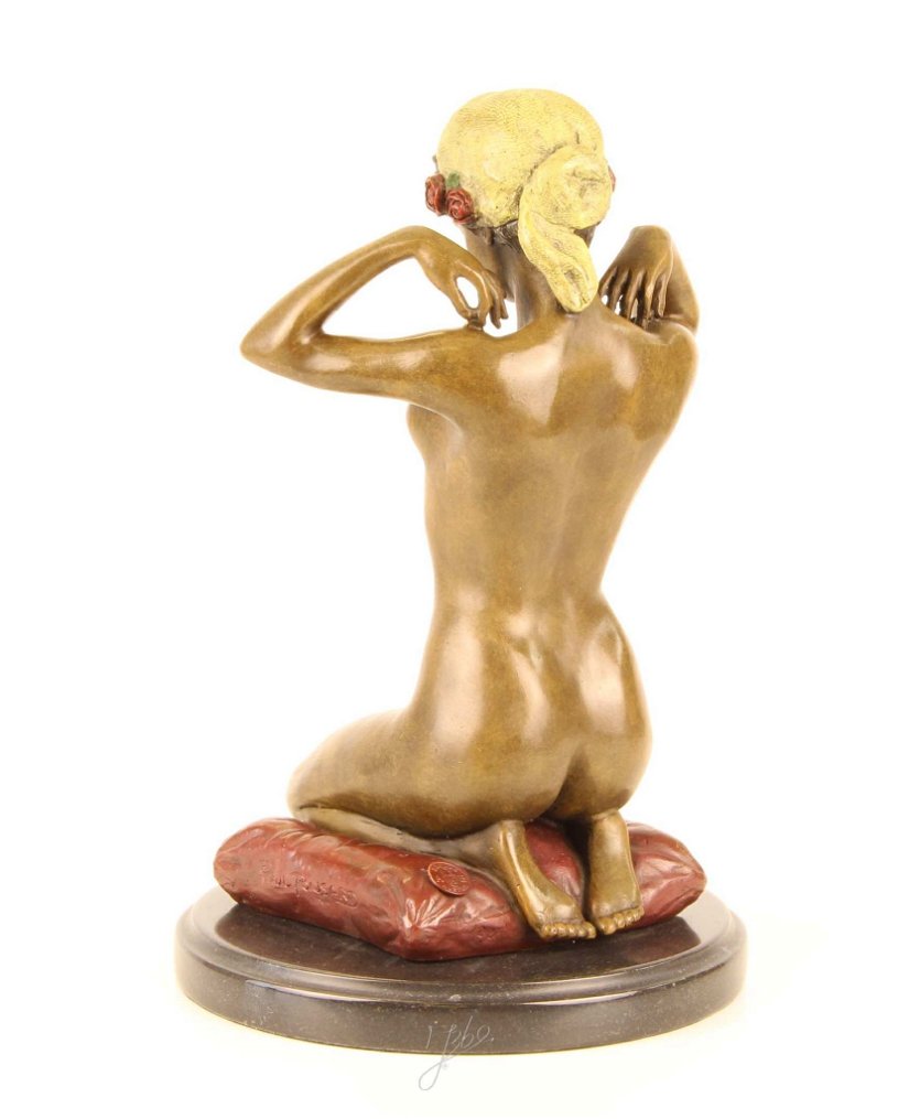 Nud art nouveau-statueta din bronz