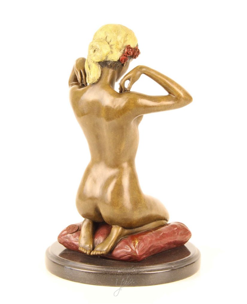 Nud art nouveau-statueta din bronz
