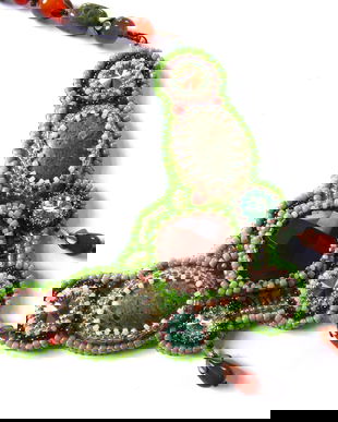 Colier si cercei carneol si serpentin