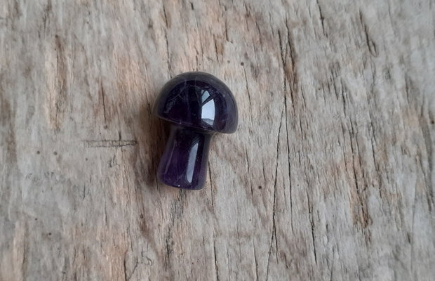 Ciupercuta din ametist, negaurita, 20x15 mm