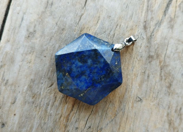 Pandantiv lapis lazuli, 43x30 mm