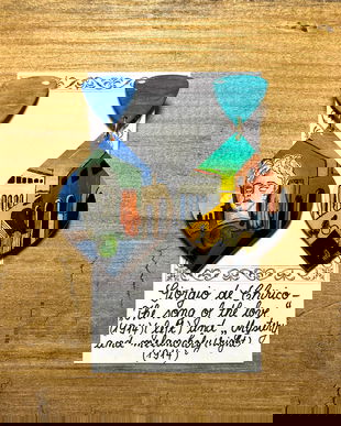 Cercei pictati dupa Giorgio de Chirico