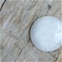 Cabochon jad alb, 30 mm
