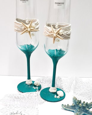 Pahare cristal marine