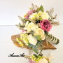 Buchet de mireasa cu cocarda mire