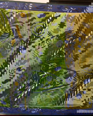 Esarfa din matase naturala