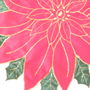 Mileu brodat poinsettia 34cm