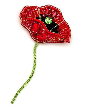 Rezervat Broșă Mac - Lovely Poppy