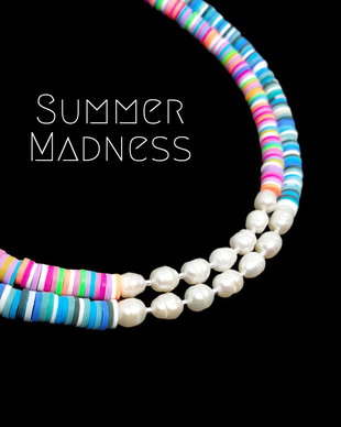 Colier argint 925 cu perle de cultură SUMMER MADNESS