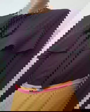 Bluza mov, culoarea prunei coapte