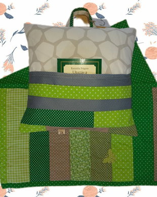 Pernă unică + traversa masă Patchwork