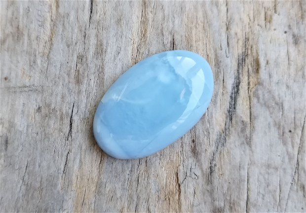 Cabochon opal albastru, 34x20 mm