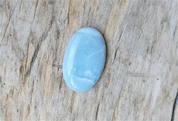 Cabochon opal albastru, 34x20 mm