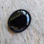 Cabochon onix negru, 26x21 mm