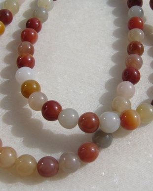 Jasper multicolor aprox 6 mm - sirag de aprox 38.5 cm (67 bucati)