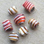 Margele sticla lampwork 7 buc. (MN15-1)