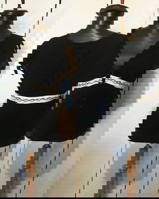 BLUZA PANZA BUMBAC INSERTII BRODATE MANUAL