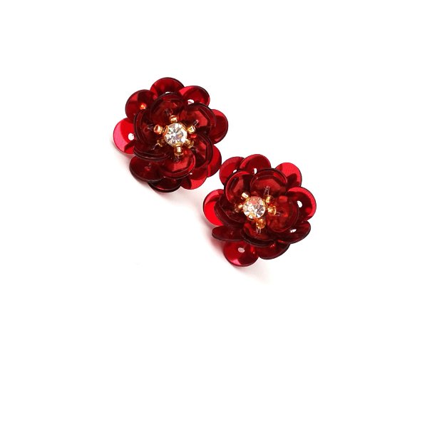 Cercei - Red Glam Flowers