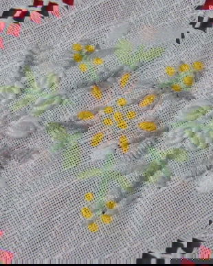 Napron broderie manuala