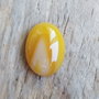 Cabochon agata galbena. 20x15 mm