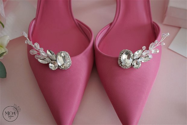 Clipsuri pentru pantofi cu cristale