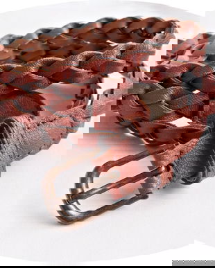 curea impletita piele eco , noua