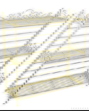 Etajera cu trei rafturi antik white