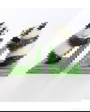 Set doua opritoare de carti cu ursi panda